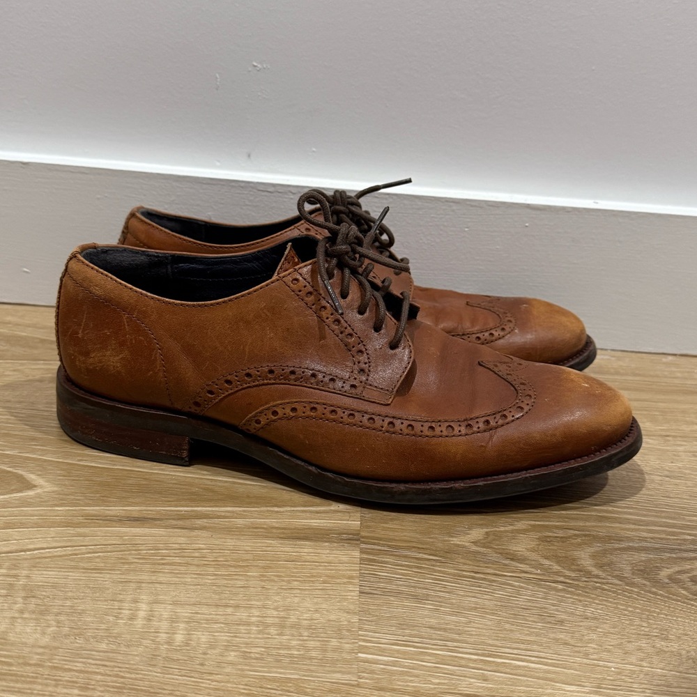 Cole Haan Distressed Oxford Shoes